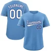 Custom Light Blue White-Royal Classic Style Authentic Baseball Jersey
