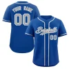 Custom Royal Gray-White Classic Style Authentic Baseball Jersey