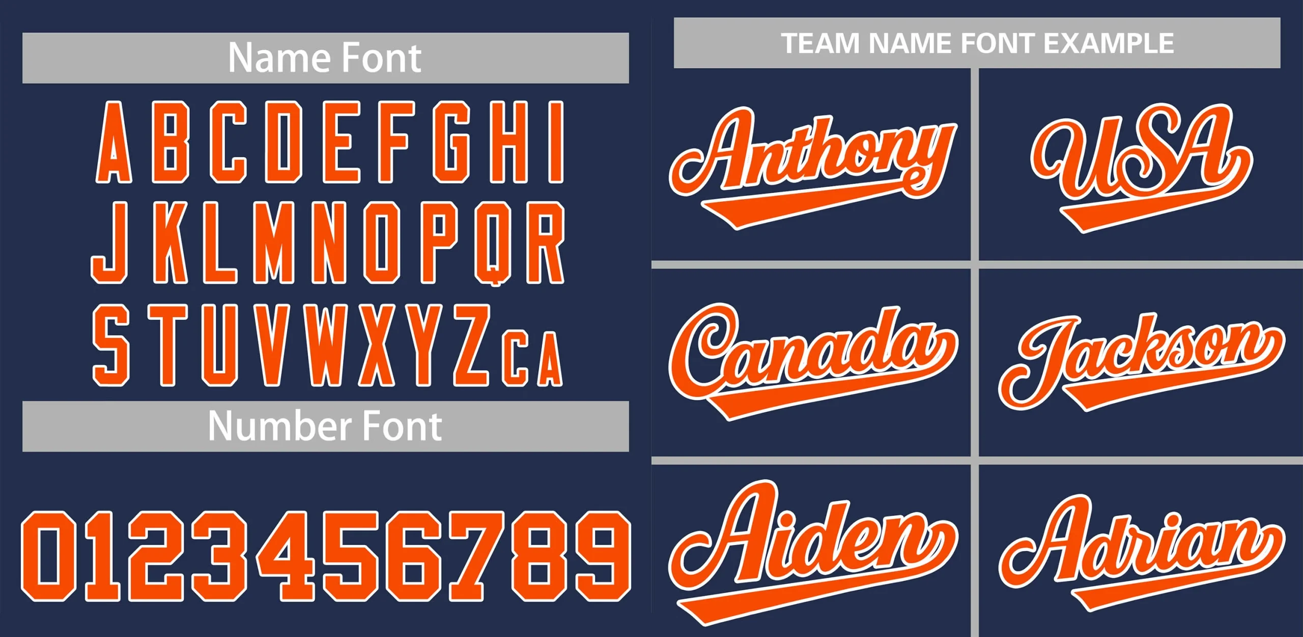 Custom Navy Orange-White Classic Style Authentic Baseball Jersey - Image 4
