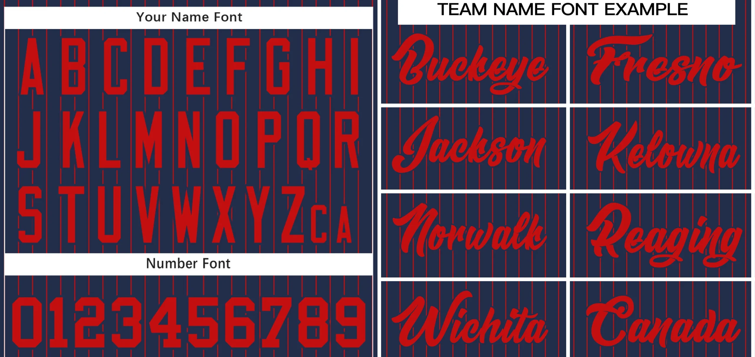 Custom Navy Red Stripe Fashion Authentic Baseball Jersey - Image 3