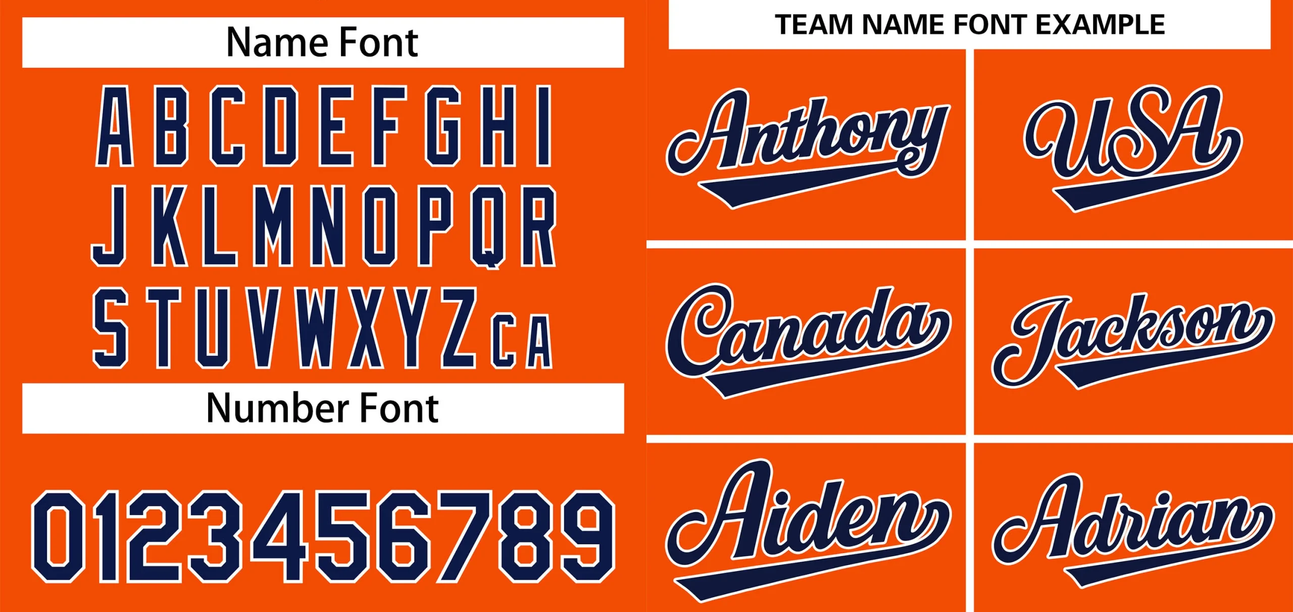 Custom Orange Navy-White Classic Style Authentic Baseball Jersey - Image 3