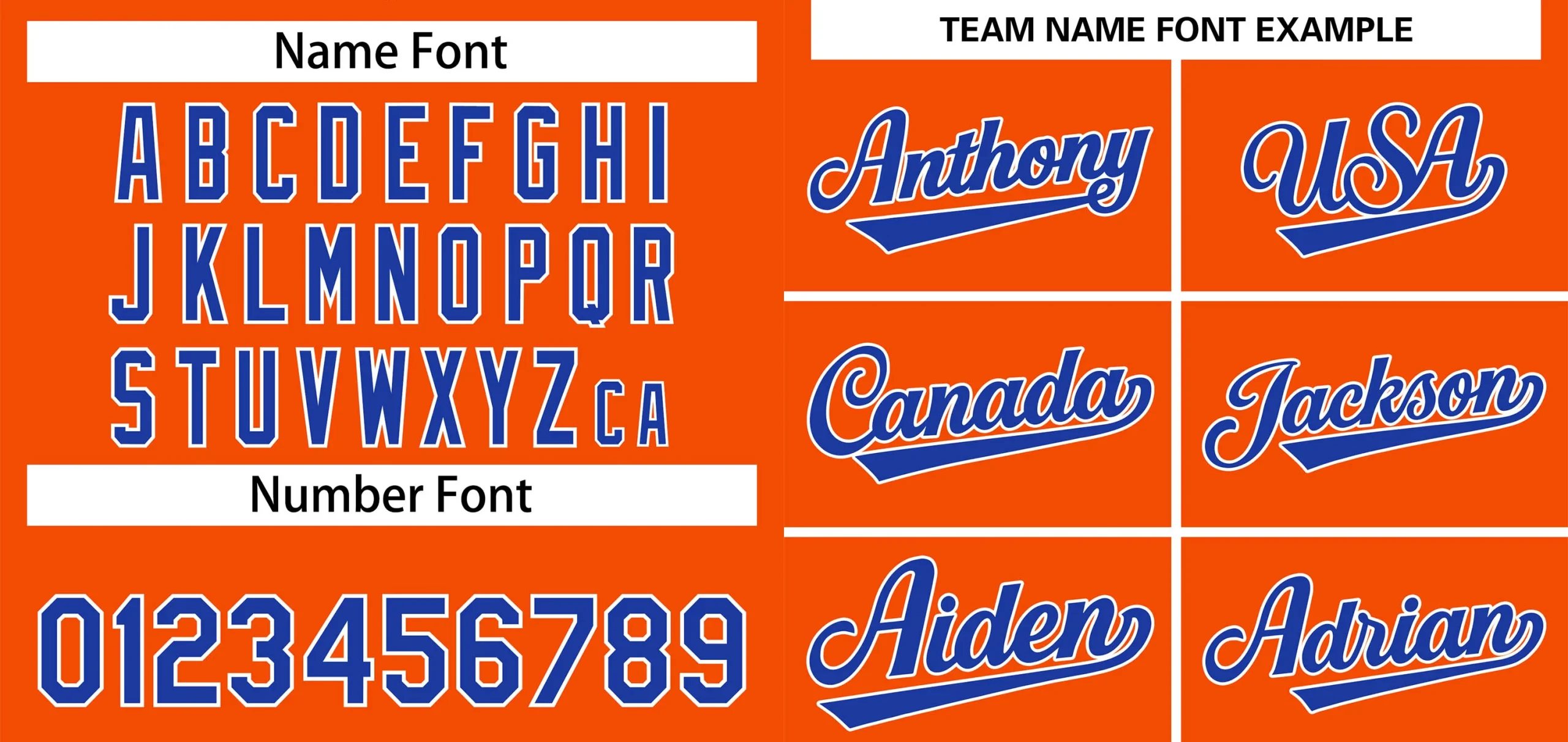 Custom Orange Royal-White Classic Style Authentic Baseball Jersey - Image 3
