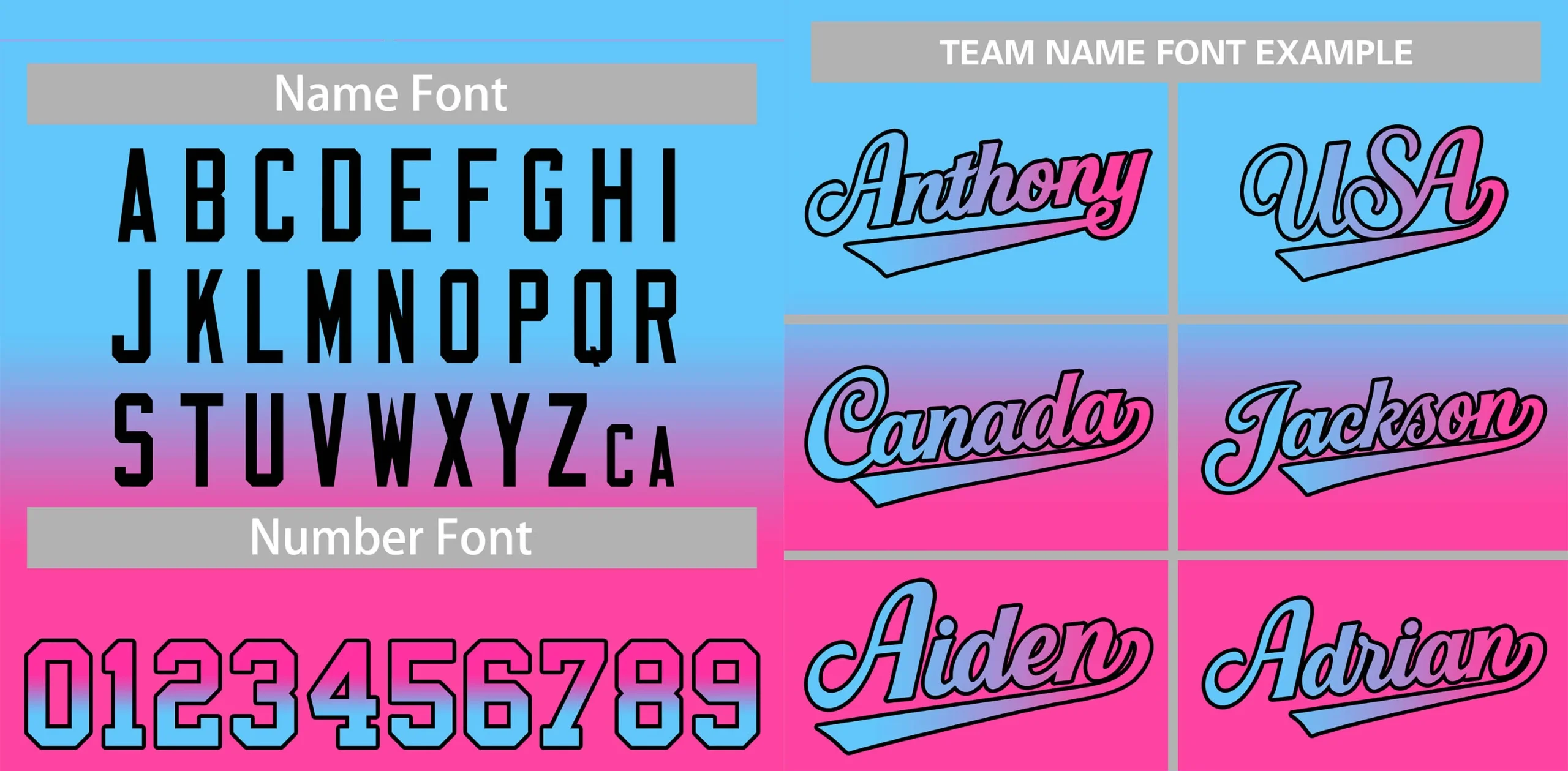 Custom Light Blue Pink Gradient Fashion Authentic Baseball Jersey - Image 3