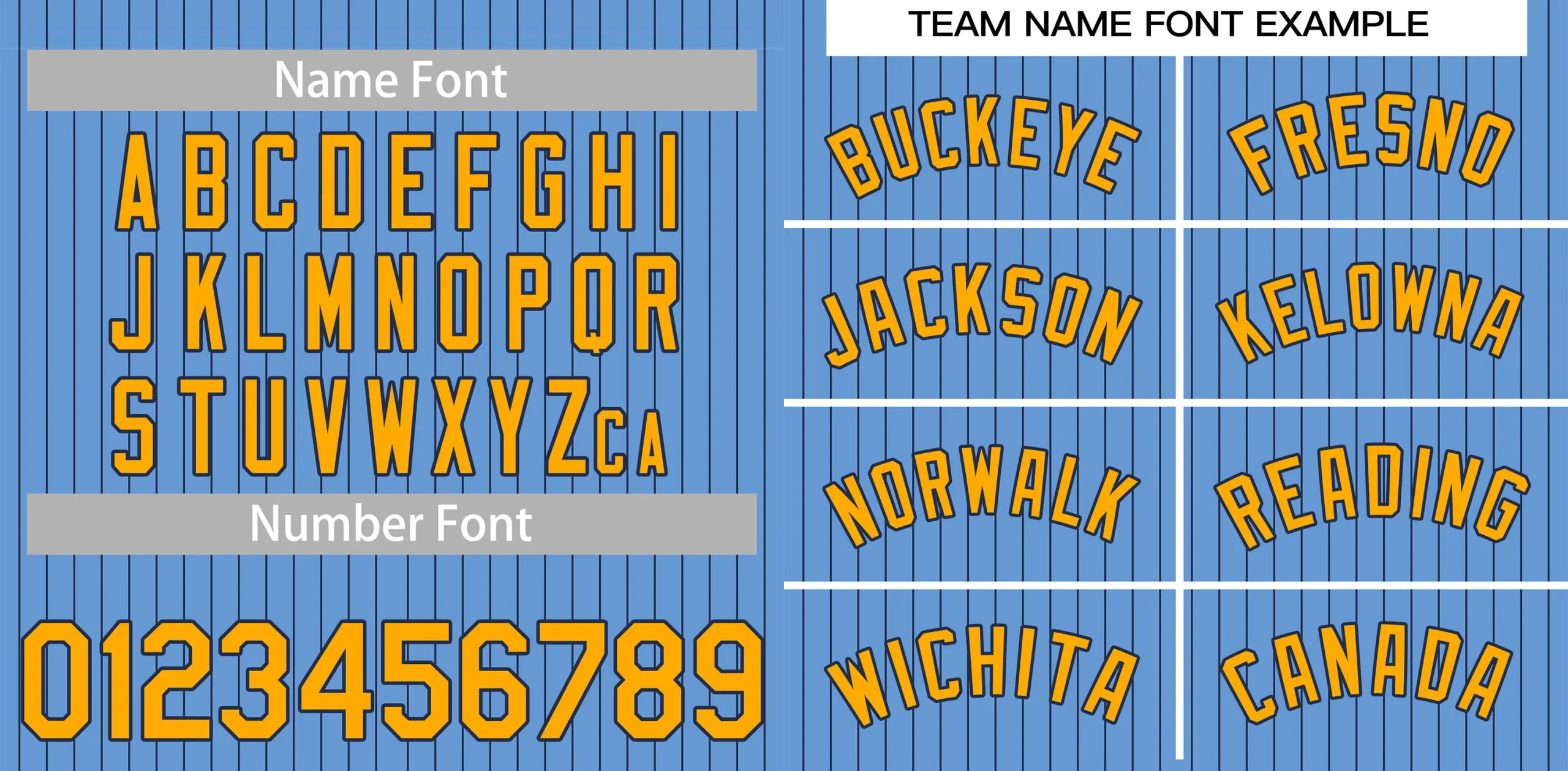Custom Light Blue Yellow-Navy Stripe Fashion Authentic Baseball Jersey - Image 2