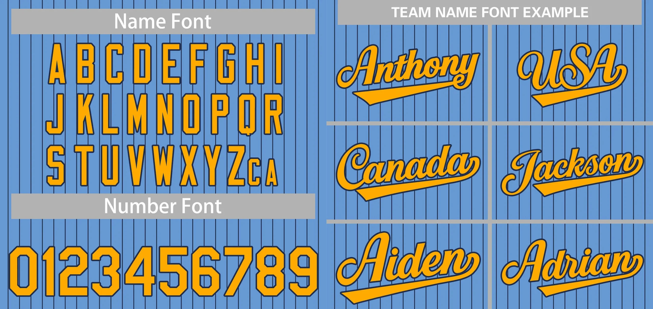 Custom Light Blue Yellow-Navy Stripe Fashion Authentic Baseball Jersey - Image 2