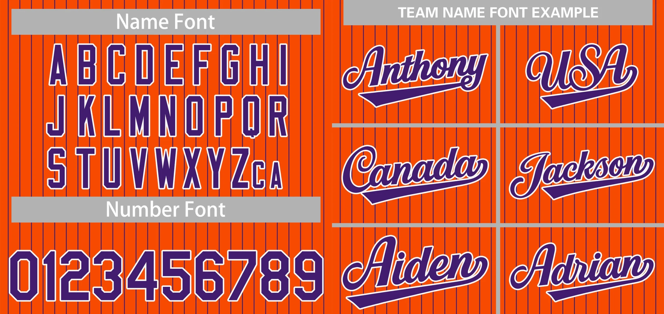 Custom Orange Purple-White Stripe Fashion Authentic Baseball Jersey - Image 2