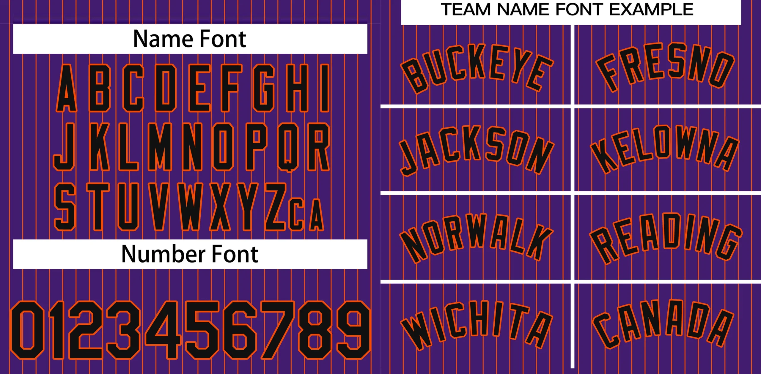 Custom Purple Black-Orange Stripe Fashion Authentic Baseball Jersey - Image 3