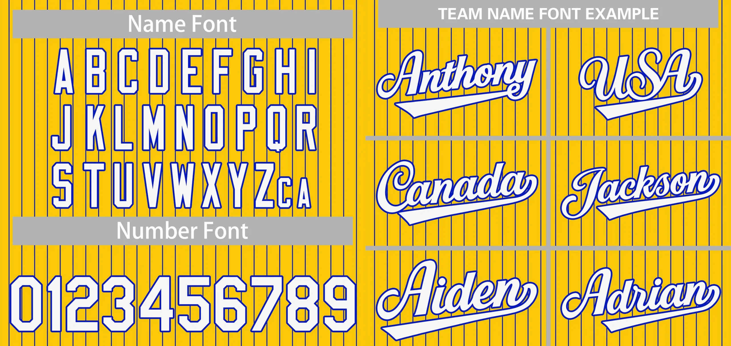 Custom Yellow White-Royal Stripe Fashion Authentic Baseball Jersey - Image 3