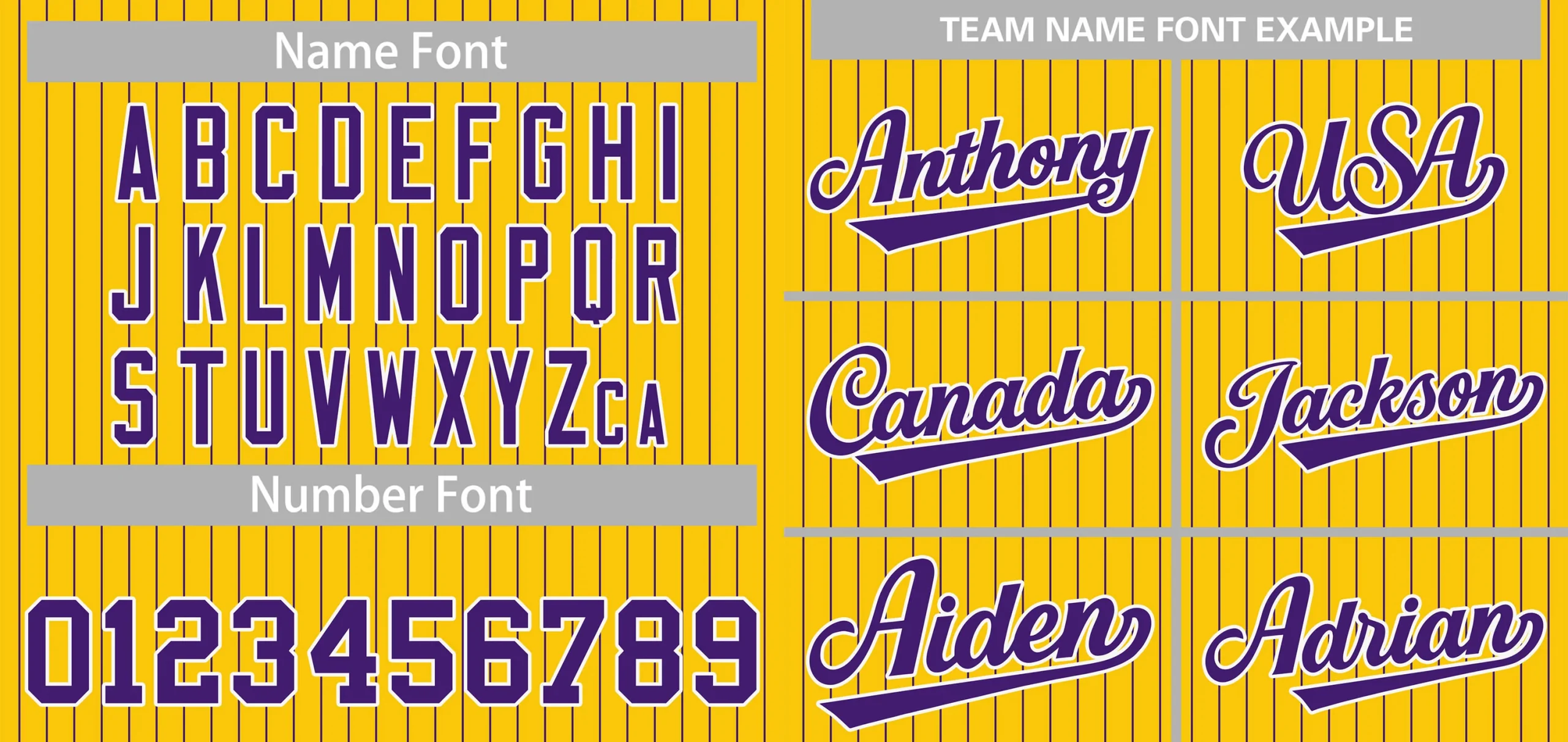 Custom Yellow Purple-White Stripe Fashion Authentic Baseball Jersey - Image 3