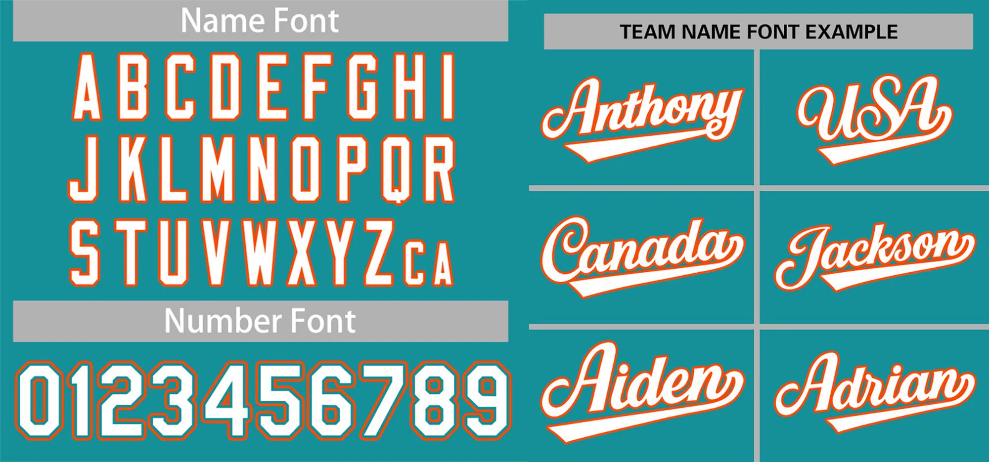 Custom Teal White-Orange Classic Style Authentic Baseball Jersey - Image 3