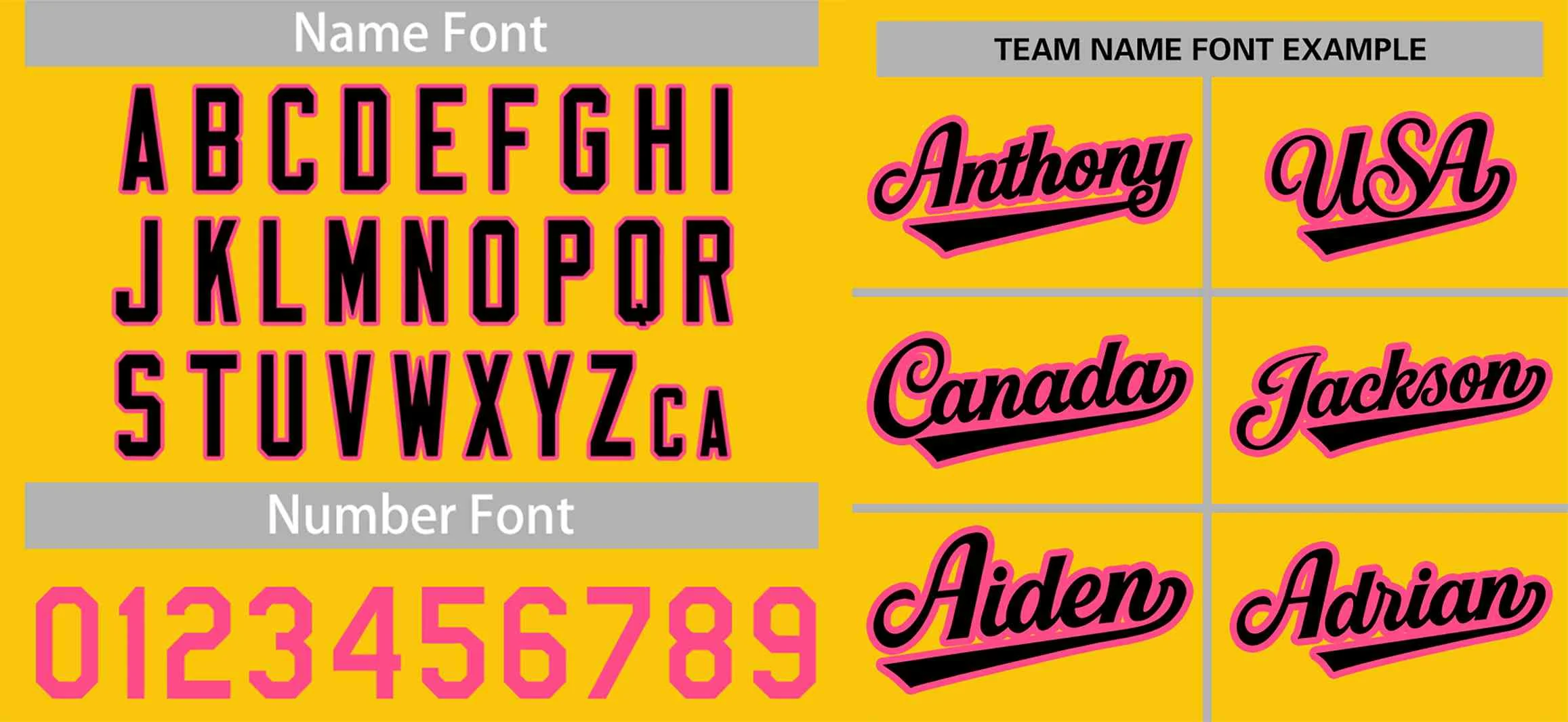 Custom Yellow Black-Pink Raglan Sleeves Authentic Baseball Jersey - Image 3