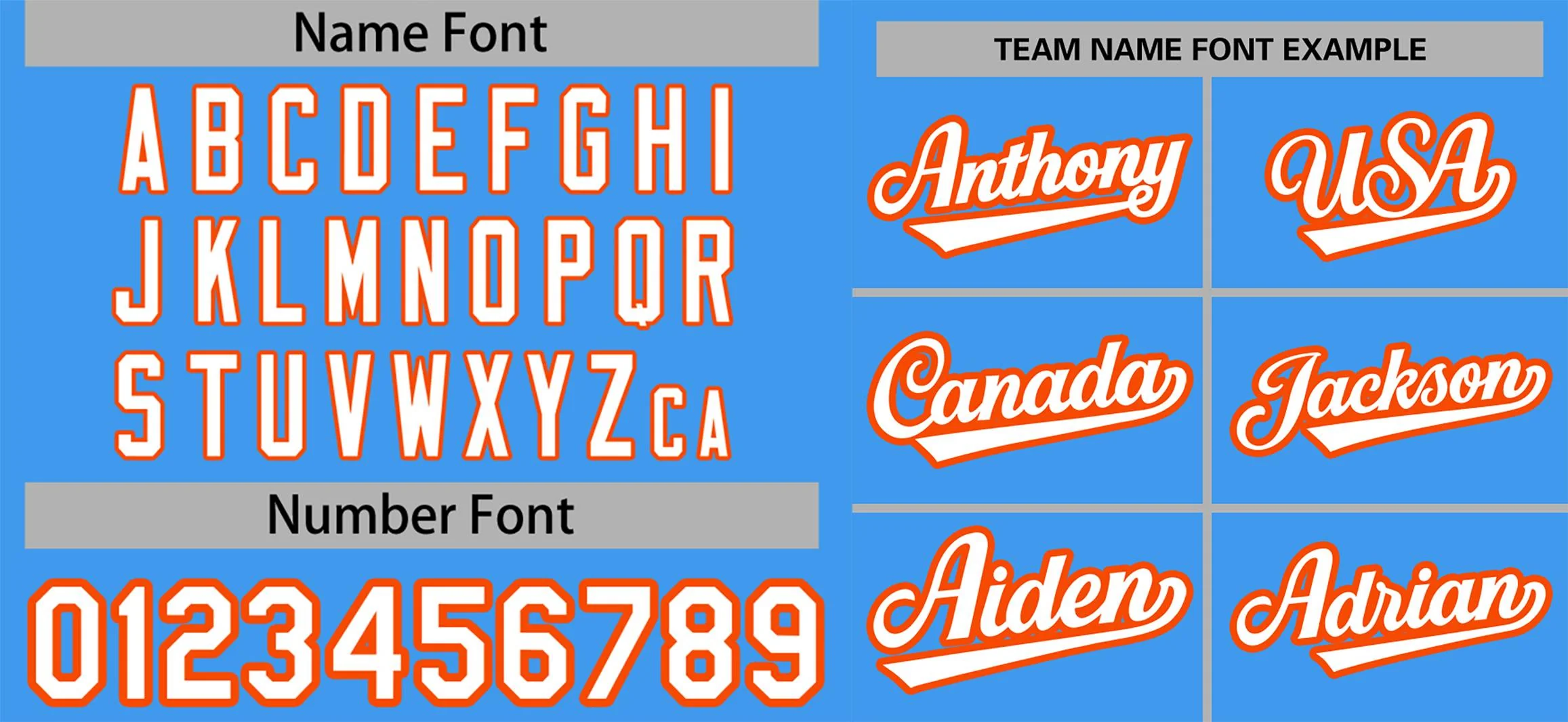 Custom Powder Blue White-Orange Raglan Sleeves Authentic Baseball Jersey - Image 3