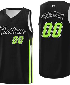 Custom Black Black-Classic Tops Mesh Sport Basketball Jersey