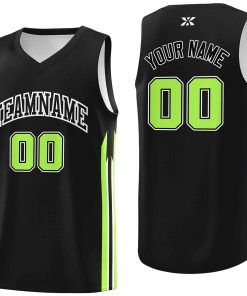 Custom Black Black-Classic Tops Mesh Sport Bull Basketball Jersey