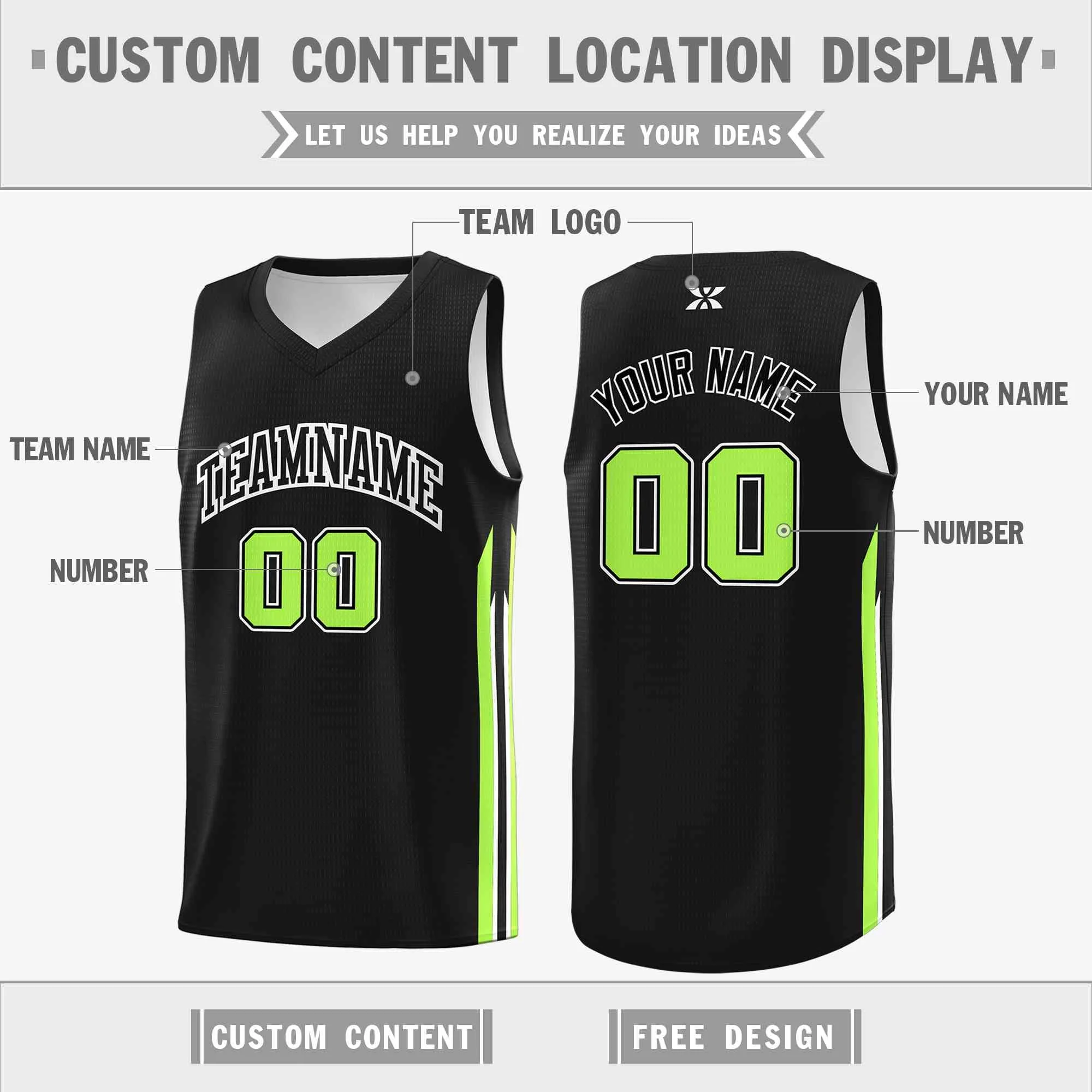 Custom Black Black-Classic Tops Mesh Sport Bull Basketball Jersey - Image 2