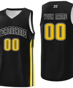 Custom Black White-Classic Tops Mesh Sport Basketball Jersey