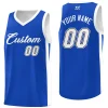 Custom Blue White Classic Tops Outdoor Basketball Jersey