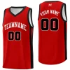 Custom Red White Classic Tops Sports Uniform Basketball Jersey