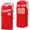 Custom Red Pink-White Classic Tops Style Mesh Sport Basketball Jersey