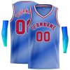 Custom Royal Maroon-Royal Gradient Fashion Tops Basketball Jersey