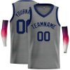 Custom Dark Gray Navv-Classic Tops Men Casual Basketball Jersey