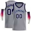Custom Dark Gray Navy-White Classic Tops Men Casual Basketball Jersey