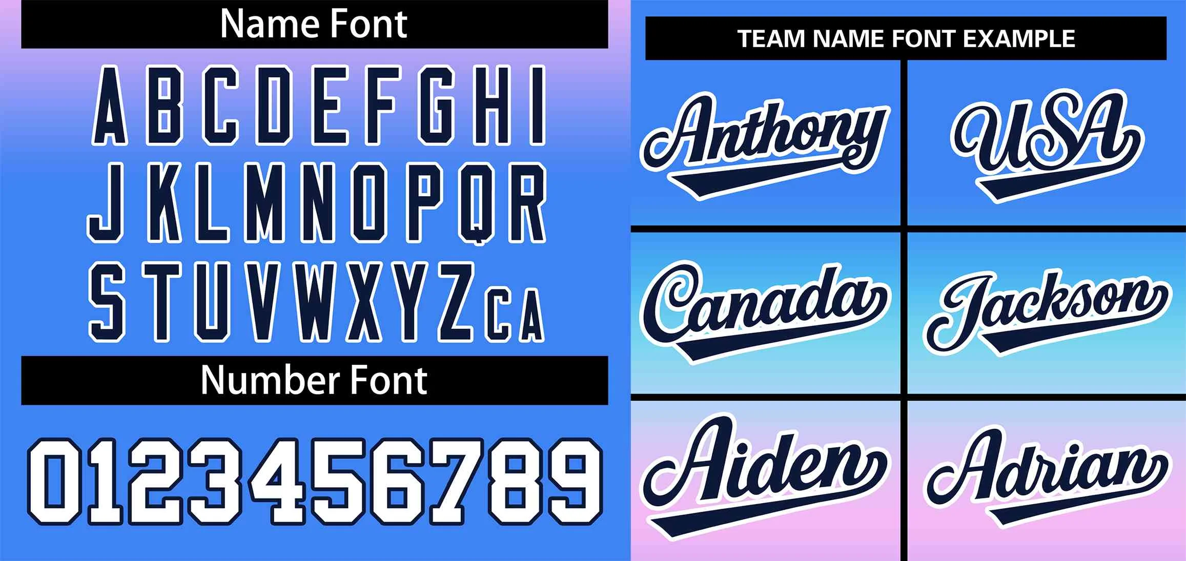 Custom Light Blue Pink Navy-White Gradient Fashion Authentic Baseball Jersey - Image 3