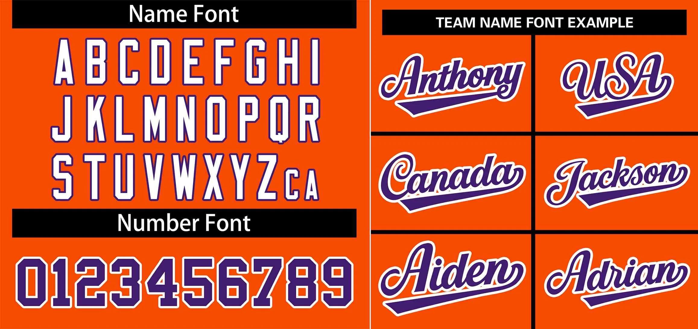 Custom Orange Purple-White Stripe Fashion Raglan Sleeves Authentic Baseball Jersey - Image 3