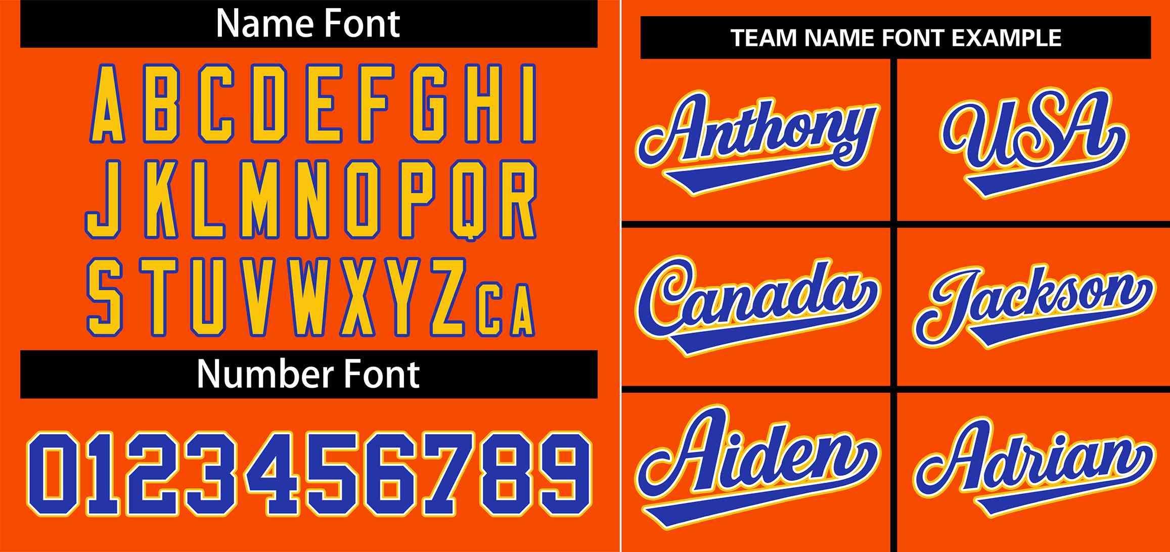 Custom Orange Royal-White Stripe Fashion Raglan Sleeves Authentic Baseball Jersey - Image 3