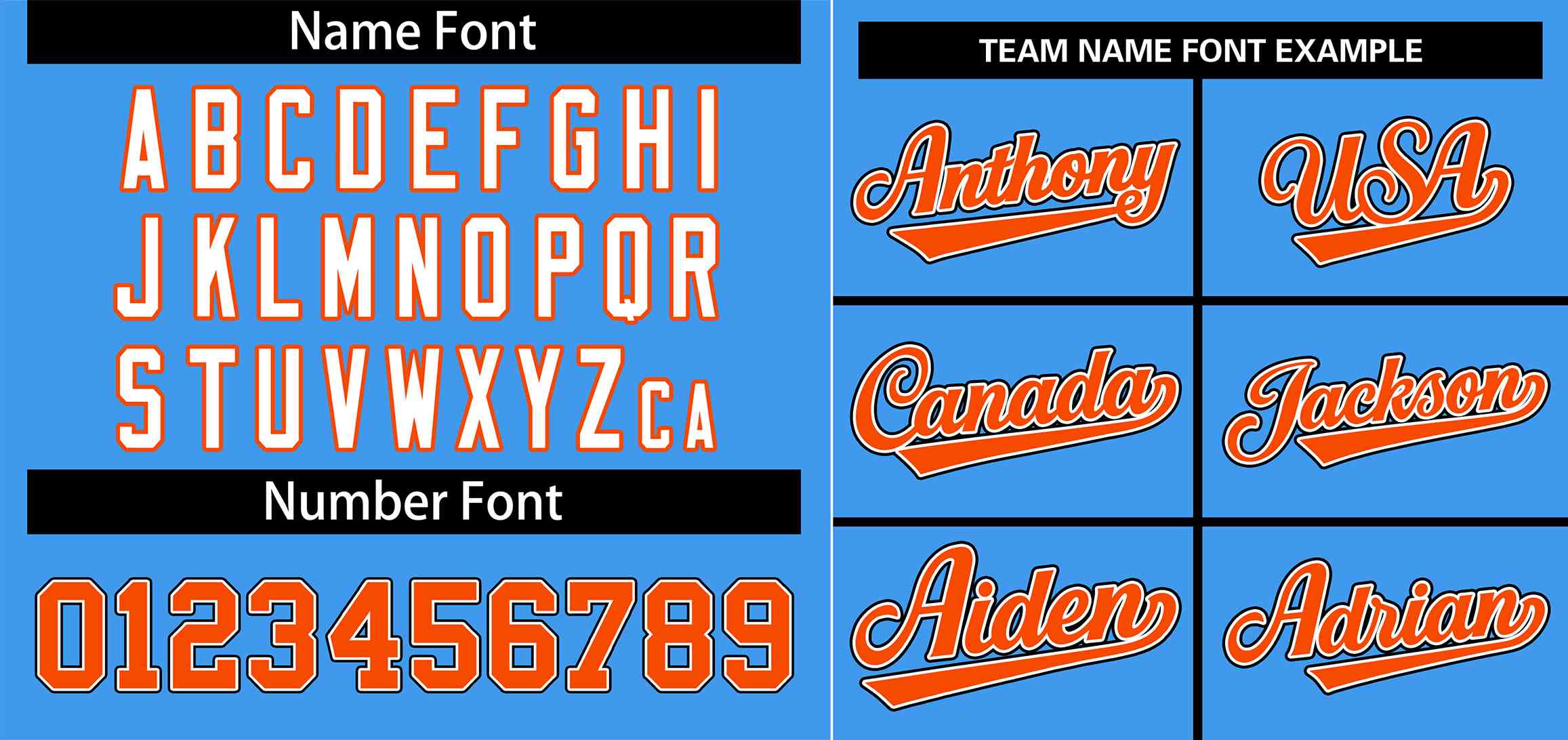 Custom Powder Blue Orange-White Stripe Fashion Raglan Sleeves Authentic Baseball Jersey - Image 3