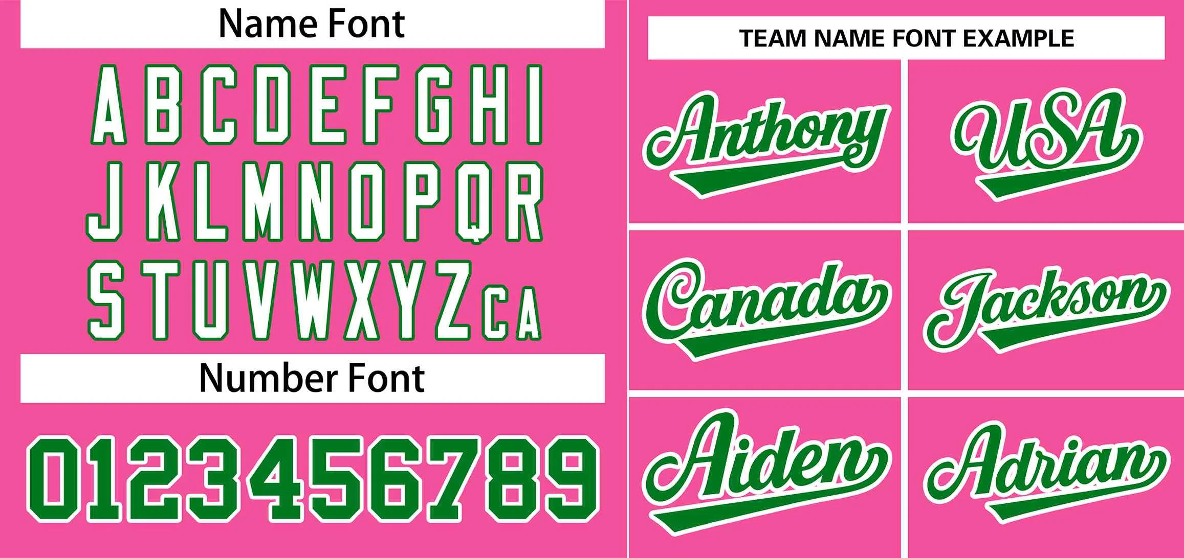 Custom Pink Kelly Green-White Stripe Fashion Raglan Sleeves Authentic Baseball Jersey - Image 3
