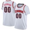 Custom White Orange-Old Gold Classic Tops Casual Fake Sleeve Basketball Jersey