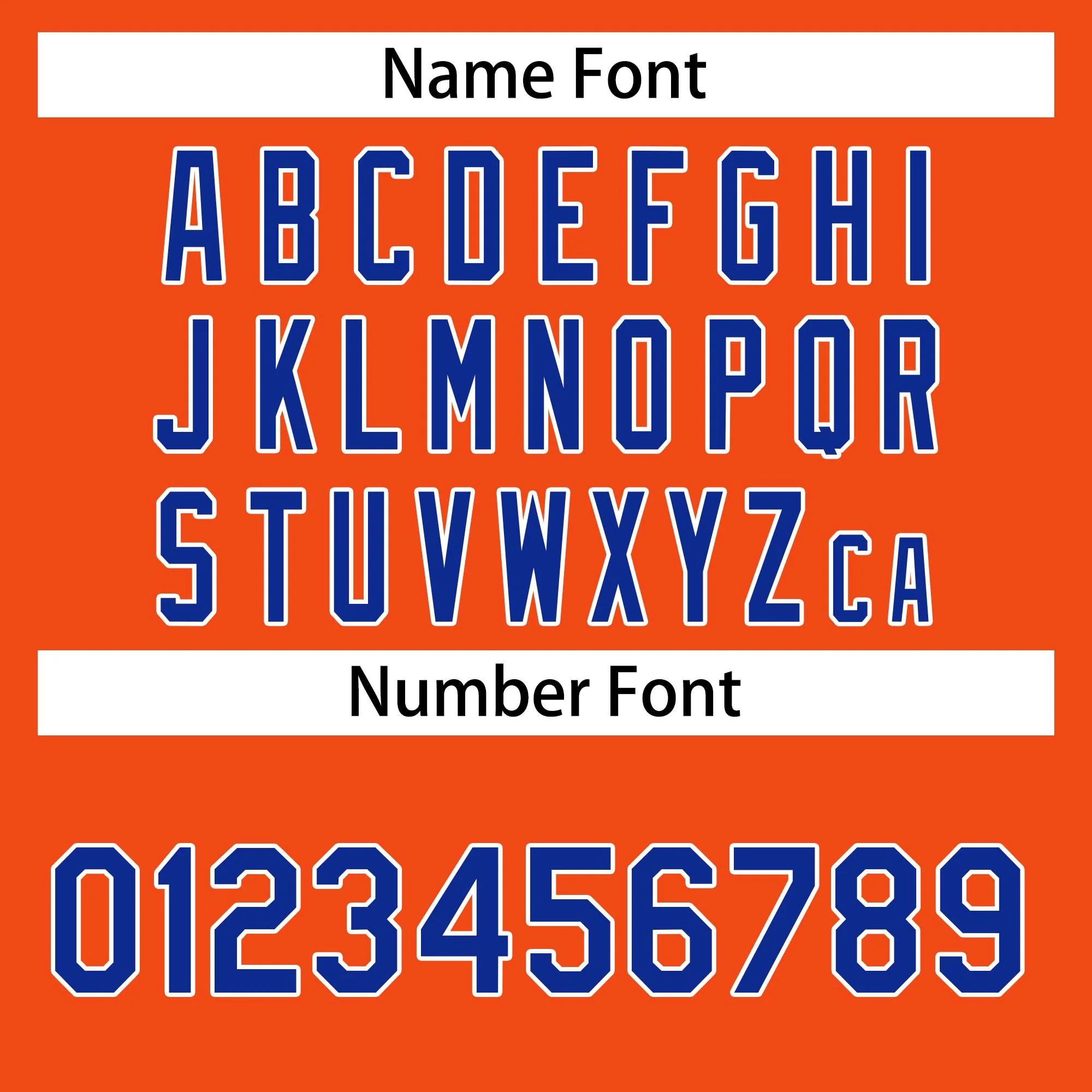 Custom Orange Royal-White Classic Tops Casual Basketball Jersey - Image 4
