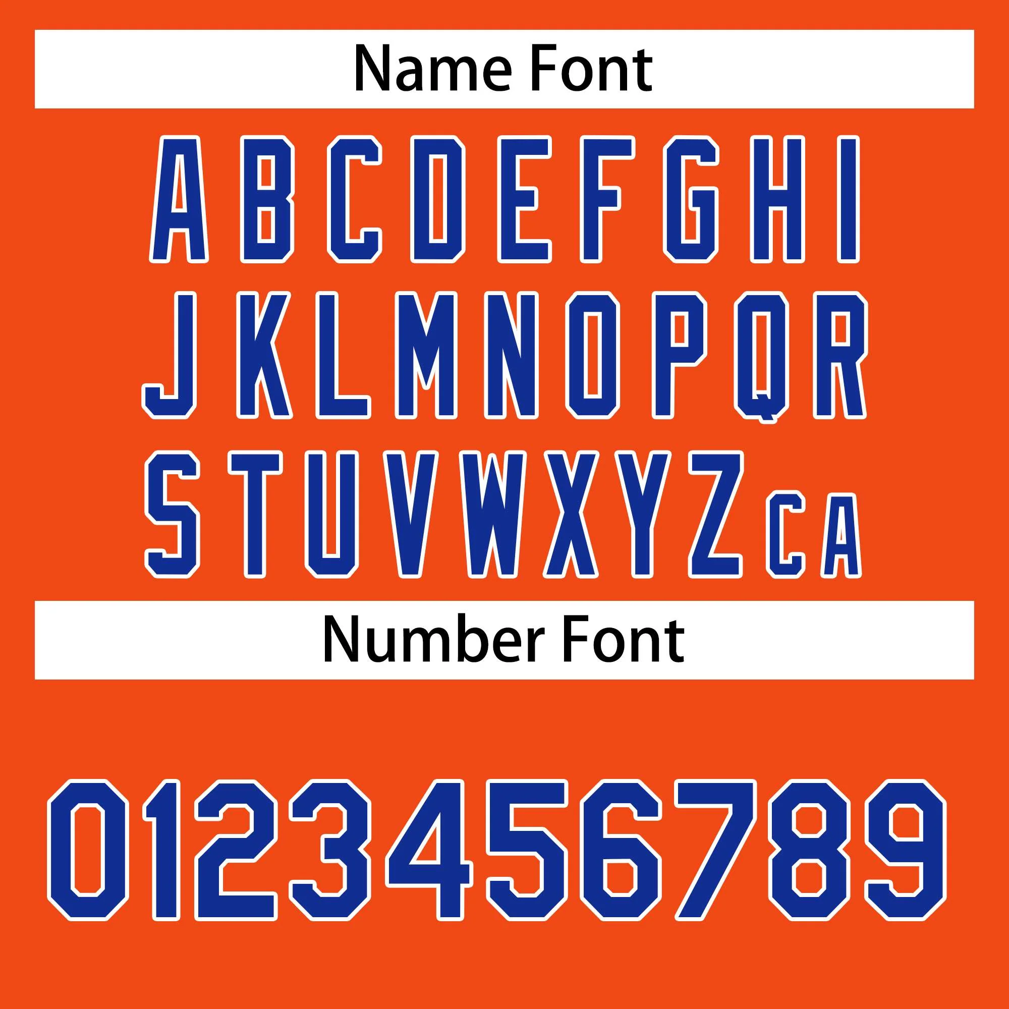 Custom Orange Royal-White Classic Tops Casual Basketball Jersey - Image 4