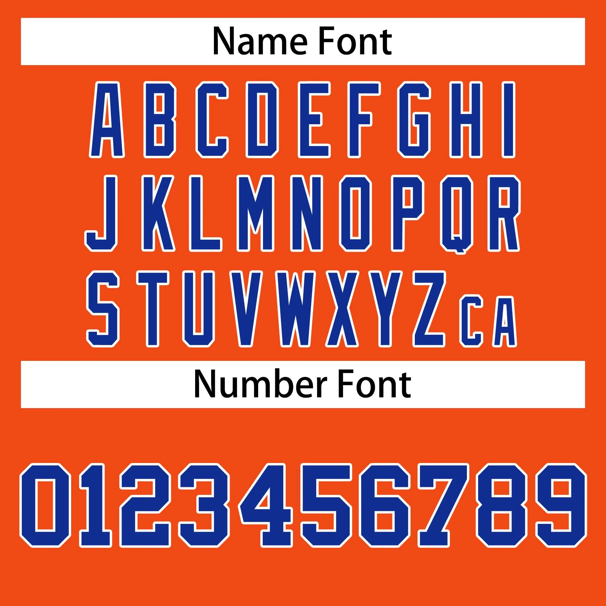 Custom Orange Royal-White Classic Tops Casual Basketball Jersey - Image 4