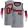 Custom Dark Gray Red-Black Classic Tops Casual Basketball Jersey