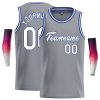 Custom Dark Gray White-Royal Classic Tops Casual Basketball Jersey