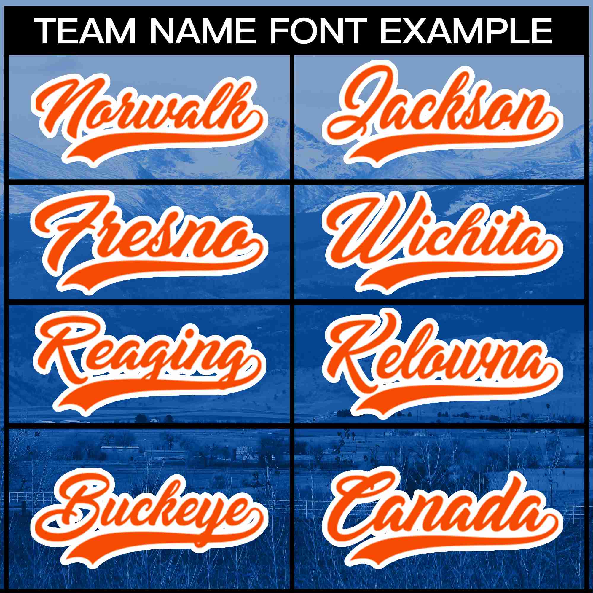 Custom Royal Orange-White Denver City Connect Baseball Jersey - Image 3