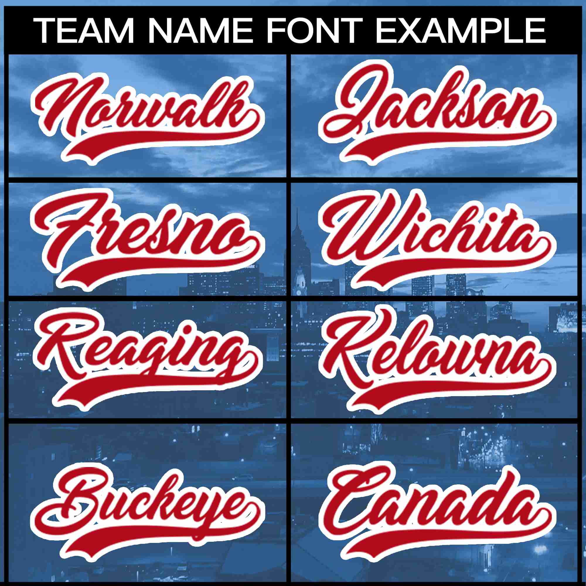 Custom Powder Blue Red-White Philadelphia City Connect Baseball Jersey - Image 3