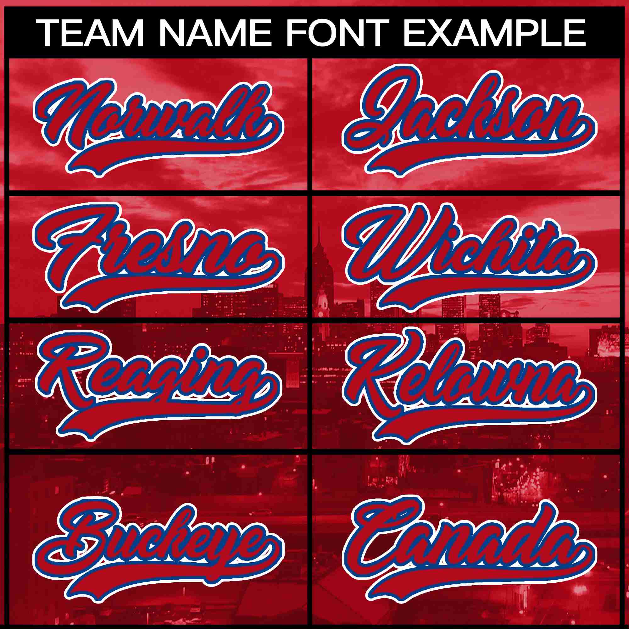 Custom Red Red-Royal Philadelphia City Connect Baseball Jersey - Image 3