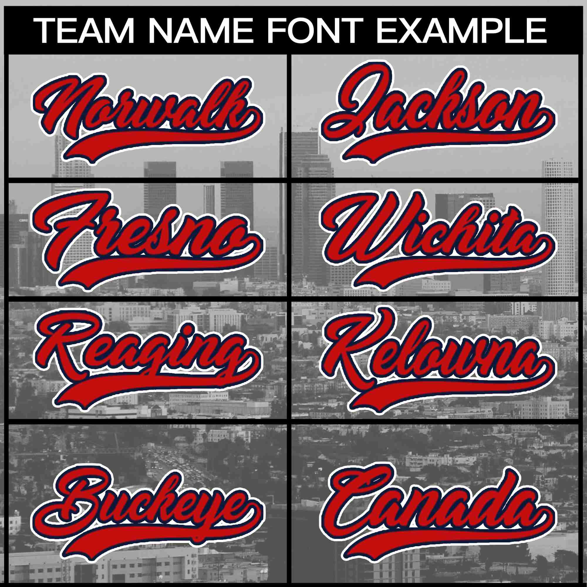 Custom Gray Red-Navy Los Angeles City Connect Baseball Jersey - Image 3
