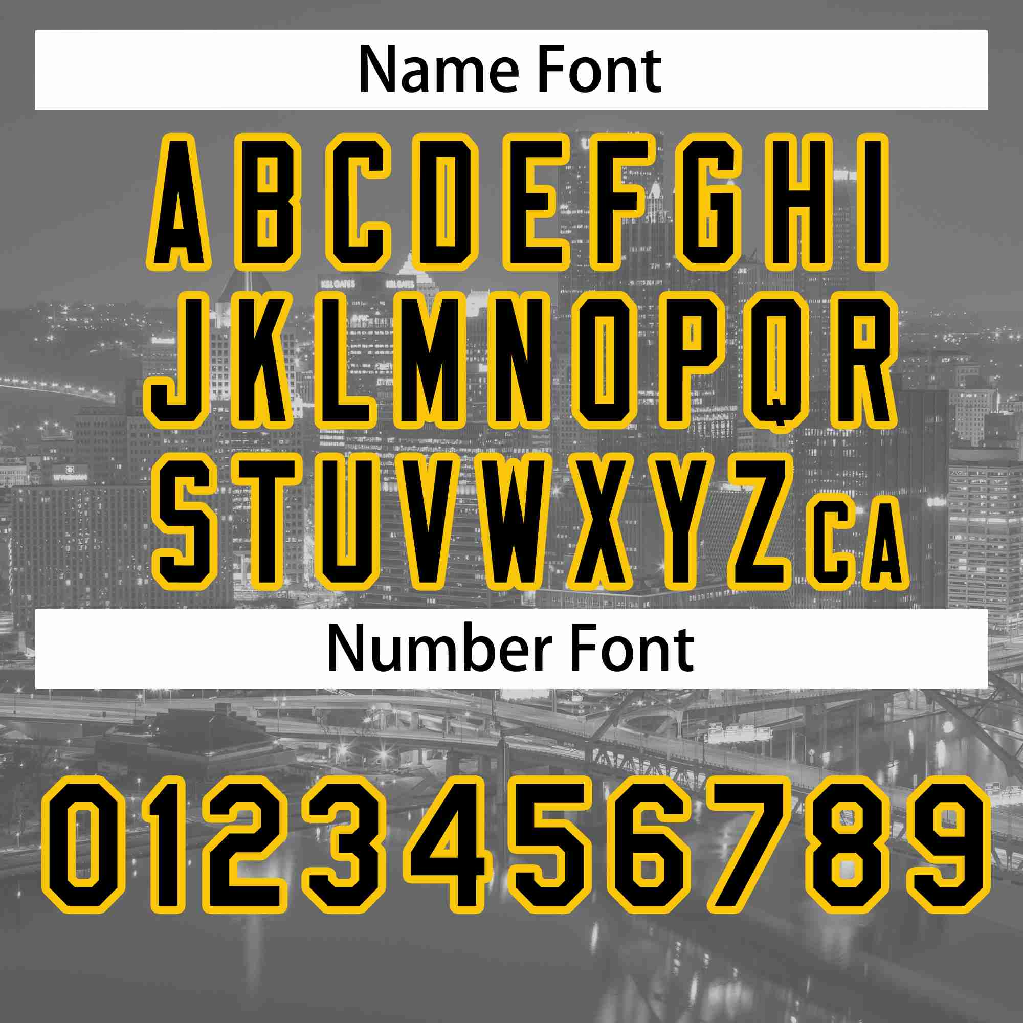 Custom Gray Black-Yellow Pittsburgh City Connect Baseball Jersey - Image 4