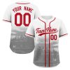 Custom White Red-White Philadelphia City Connect Baseball Jersey