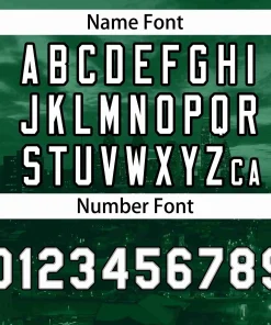 Baseball Jersey Number Font