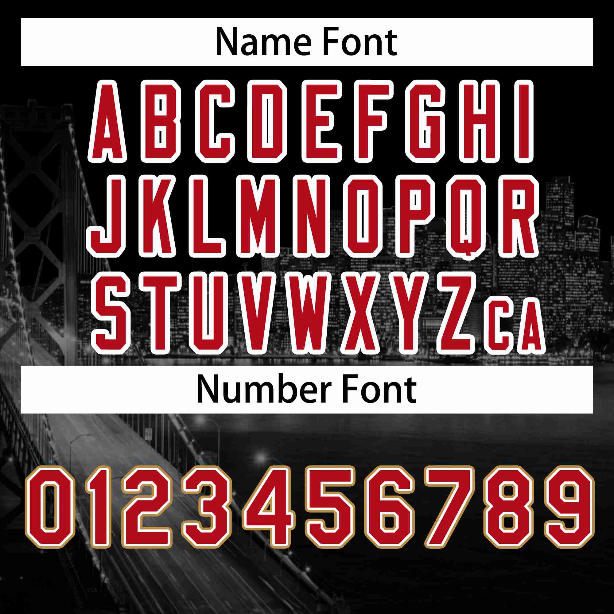 Custom Black Red-White San Francisco City Connect Baseball Jersey - Image 4
