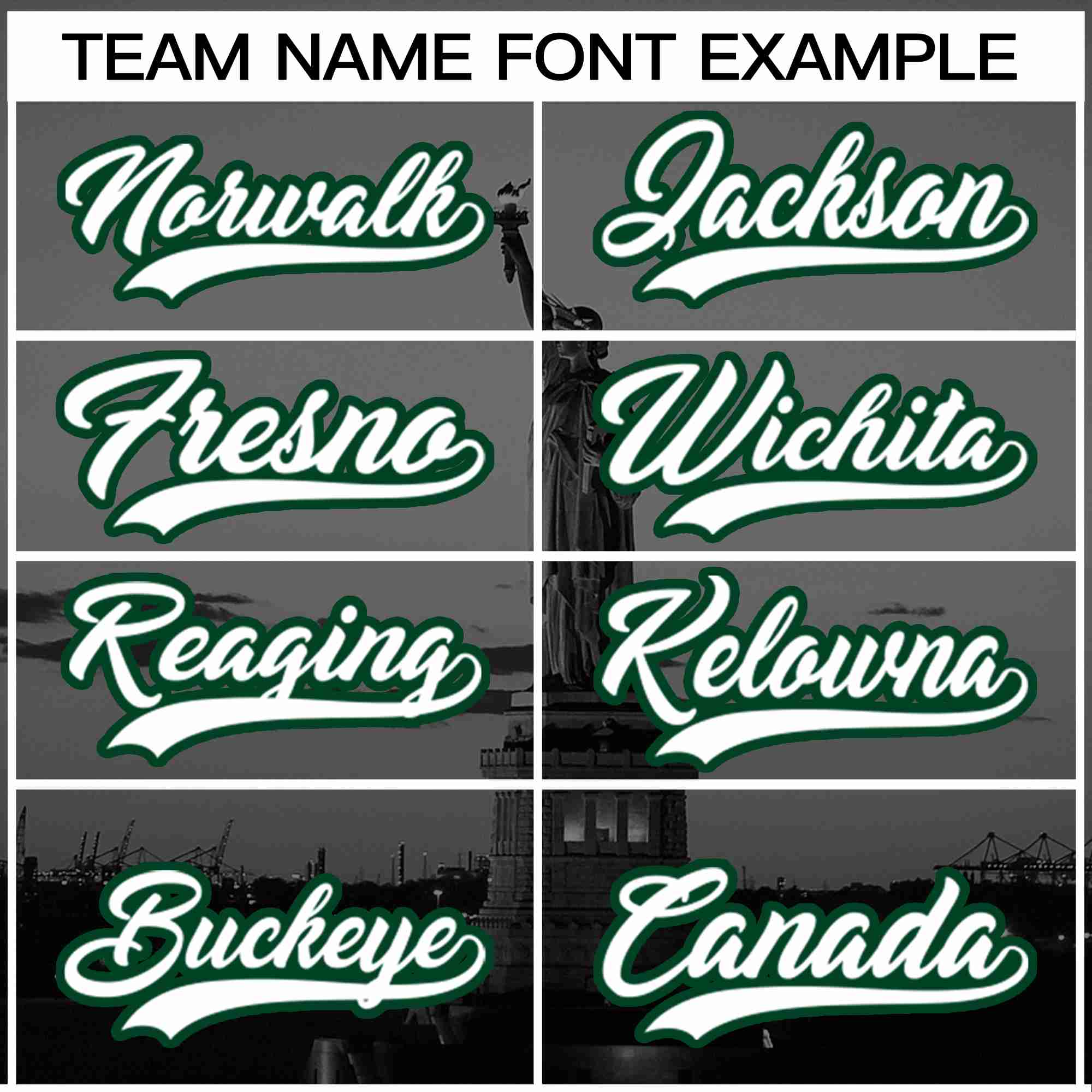 Custom Black White-Green New York City Connect Baseball Jersey - Image 3