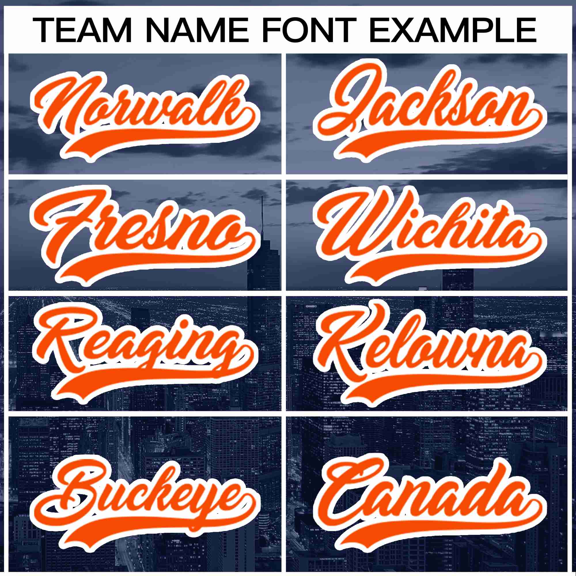 Custom Navy Orange-White Chicago City Connect Baseball Jersey - Image 3