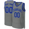 Custom Dark Gray Royal Classic Tops Basketball Jersey