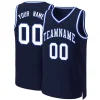 Custom Navy White-Royal Classic Tops Basketball Jersey
