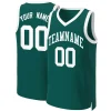 Custom Aqua White Classic Tops Basketball Jersey